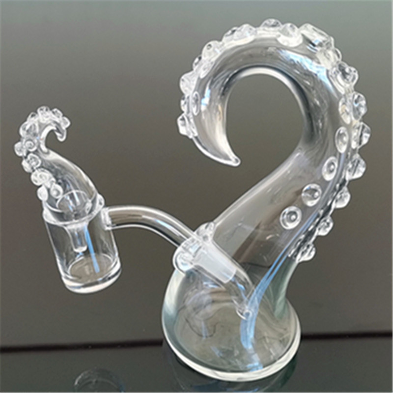 

Glass Bong Octopus Beard Dab Rig With 10mm Female Joint Hookahs Bubbler Pipes