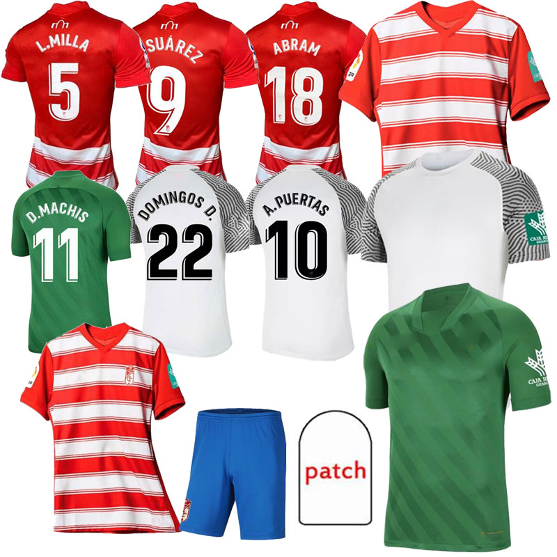 

Granada CF L.SUáREZ soccer jerseys ABRAM A.PUERTAS D.MACHIS football shirts MONCHU M.MILLA DOMINGOS D. jersey HERRERA C.NEVA BACCA camiseta futbol 2021/22 man kids kit, 2122