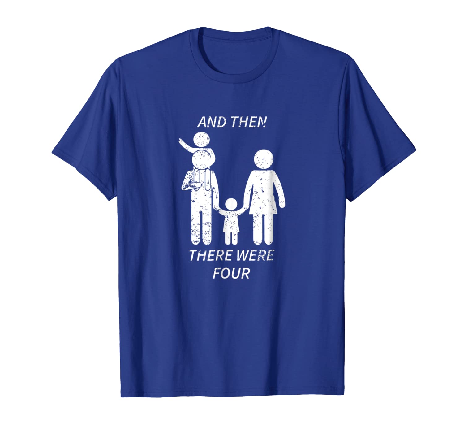 

and then there were four shirt cute pregnancy family shirt, White;black