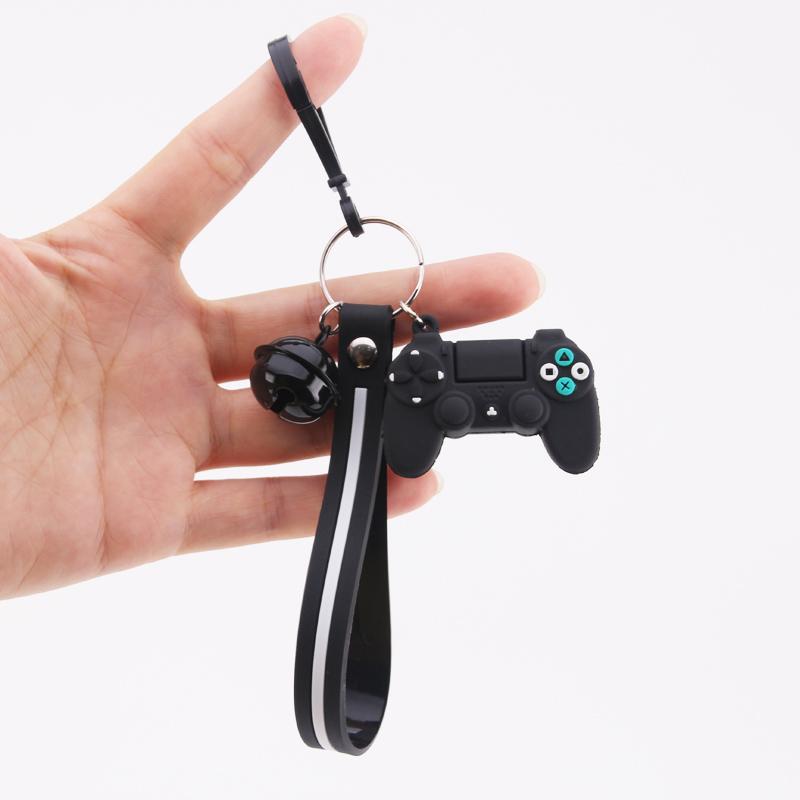 

Keychains Creative Video Game Handle Keychain Simulation Joystick Model Key Chain Ring Pendant Men Women Couple Holder Trinket Gift
