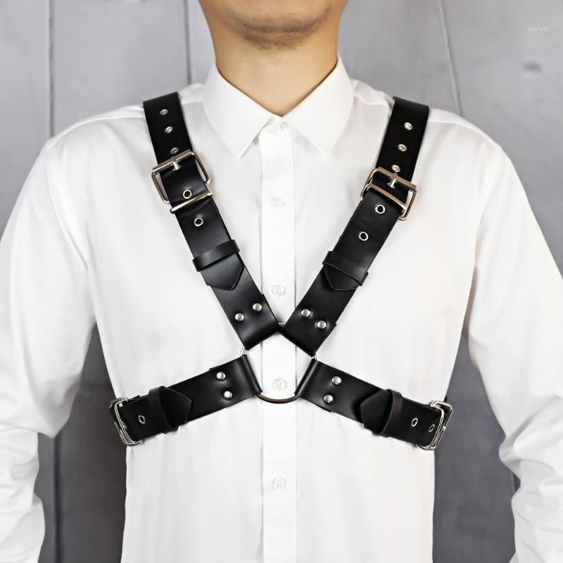 

Men Sword Belt Harness Underwear Bondage Fetish Gay Lingerie Elastic Erotic Costume Muscle Short Sleeve Shirt Belts Bras Sets, Lm-035