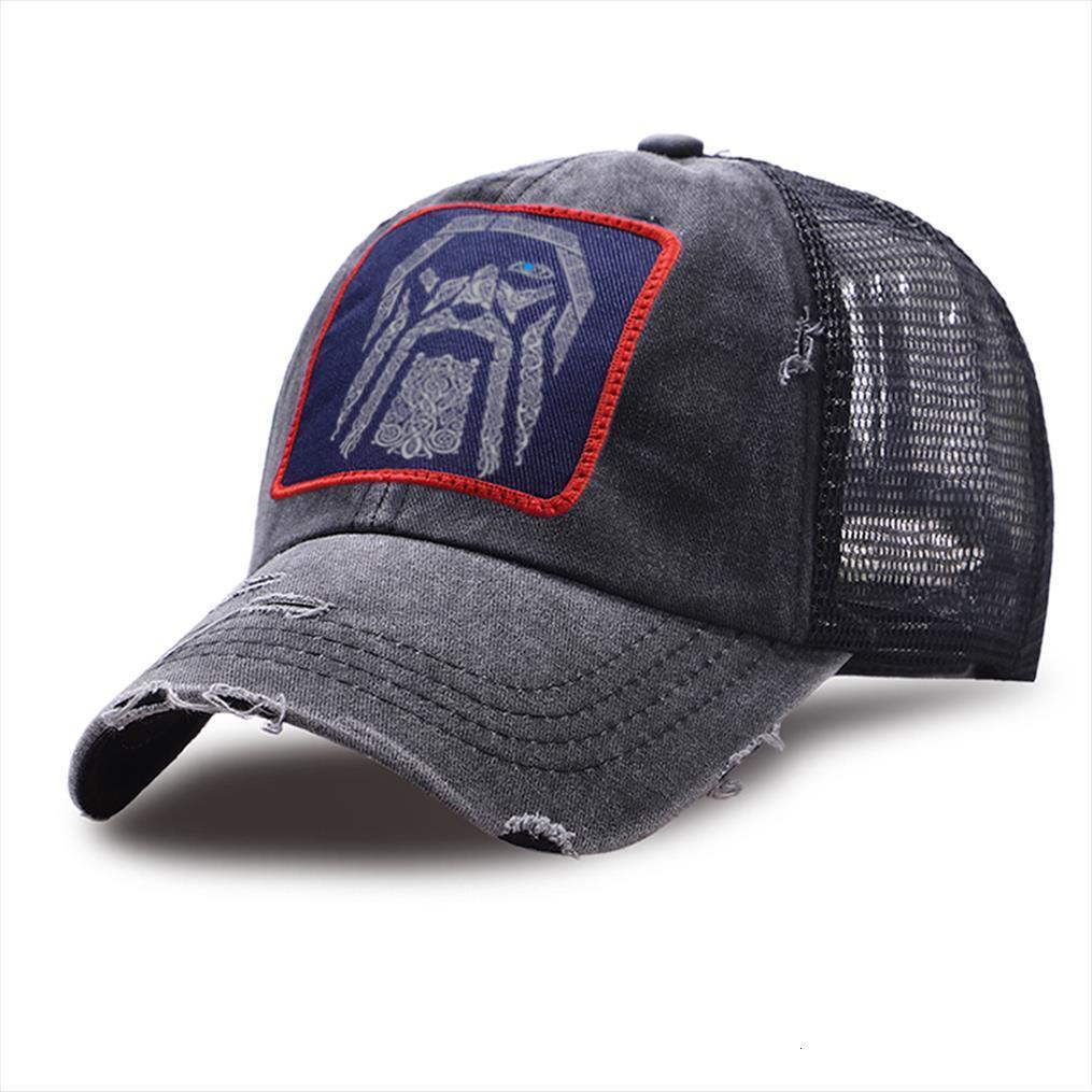 

vikings odin print baseball cap women adjustable mesh snapback hat outdoor casual trucker caps street sports men hats, Blue;gray