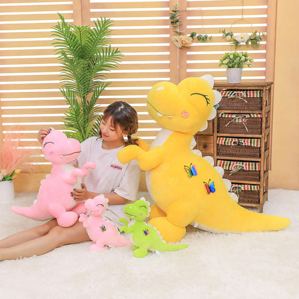 

Plush toy dinosaur embossed Dinosaur Toy Doll Large Pillow children's doll, Blue
