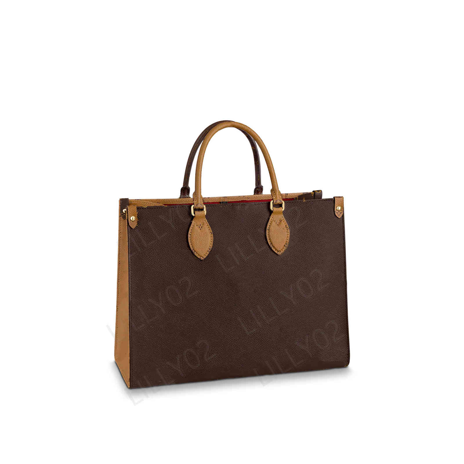 

Famous Shopping Bag Crossbody Bags Onthego Handbags Embroidered Canvas Book Tote Handbag Embossed Totes High Quality Handbag Women Bags, Brown flower