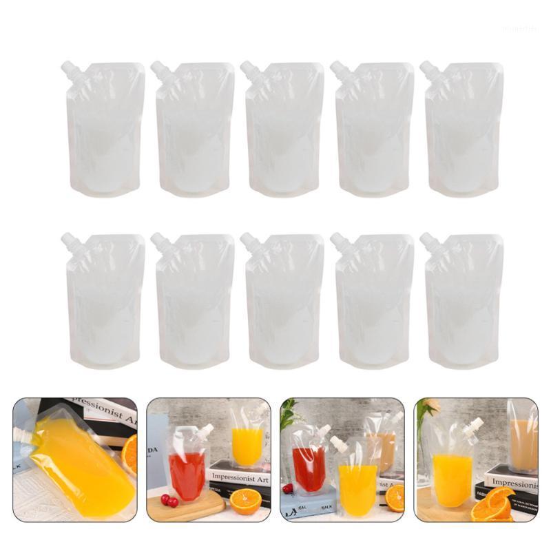 

Gift Wrap 50Pcs Refillable Portable Beverage Bag Cosmetic Soybean Household Pouch