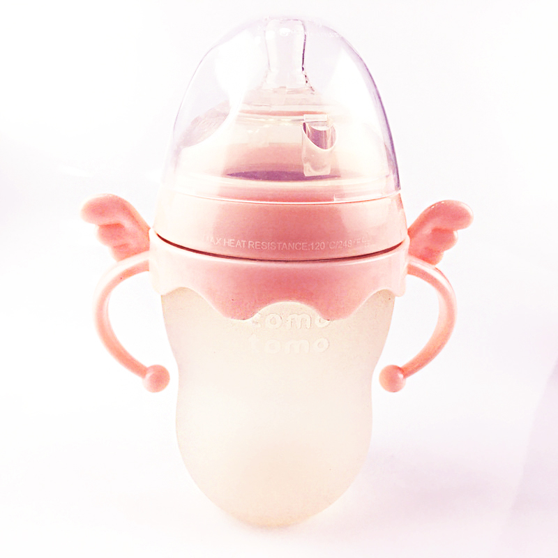 

Baby Feeding Bottle Plastic Handles Anti-lost Strap Holder for Comotomo bottle handle Angel handle Wing grip