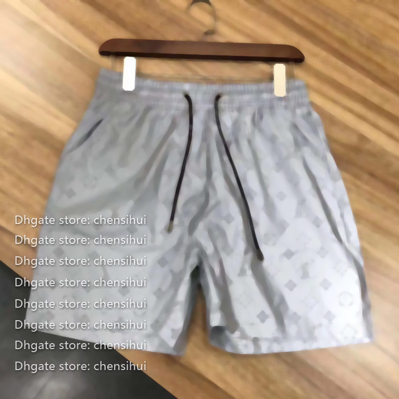 

2021 luxurious beach pants Fashion Mens Print Shorts Casual Board panties Man Summer style Swimming Short Men Sports swim pant Size M-3XL, White;black