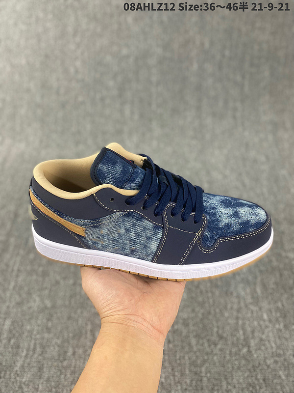 

2021 unisex SE running shoes mens womens low cut Denim sneakers casual shoe big size trainers men women 1s training boots 36-46