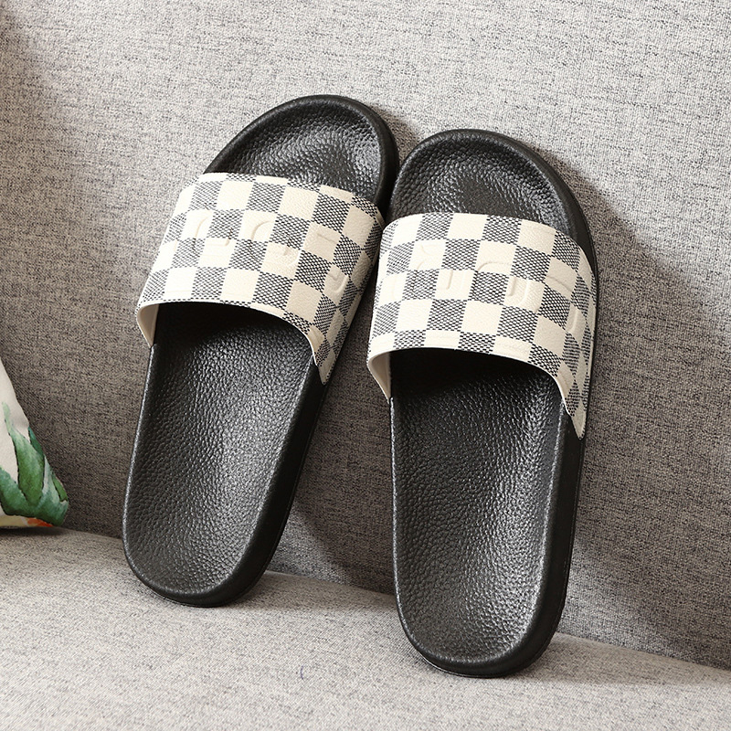

2021 New Slippers Men Indoor Home Summer Beach Ourdoor Slides Slipers Platform Mules Shoes Men Flats, Grey