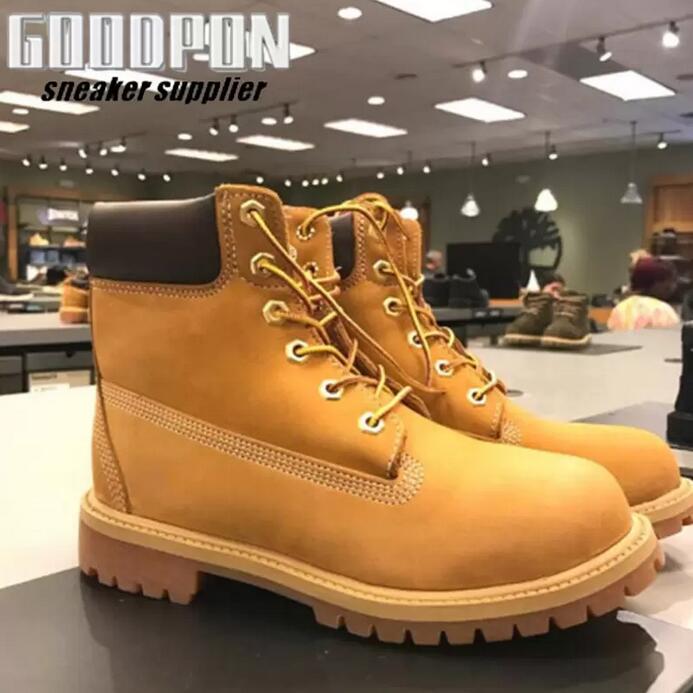 

2021 timber boots designer men women shoes top quality Ankle winter boot for cowboy yellow blue black pink hiking work 36-45