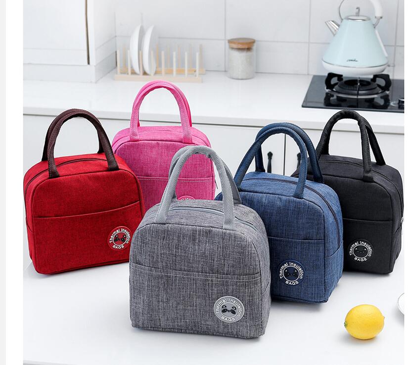 

Household handbag Portable Lunch Bag Thermal Bags Insulated Lunch Box Cooler bag for women Convenient Tote Food Bags for work