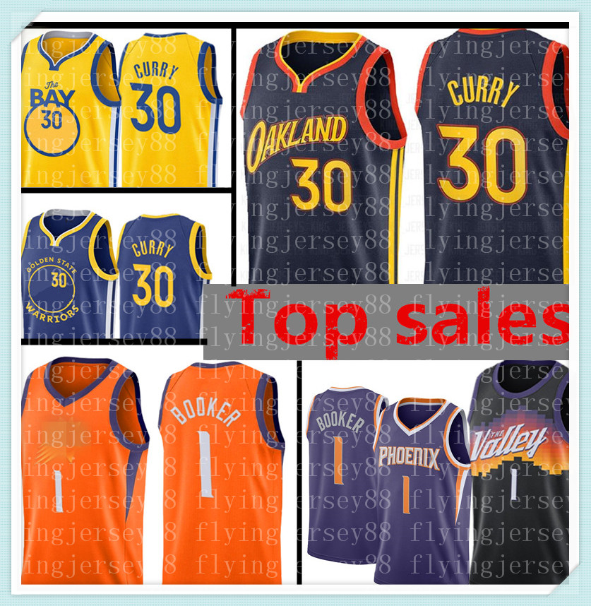 

Stephen 30 Curry Jersey Mens Devin 1 Booker Basketball Jerseys Chris 3 Paul Jersey Green Black White Orange Purple S- 99 2021