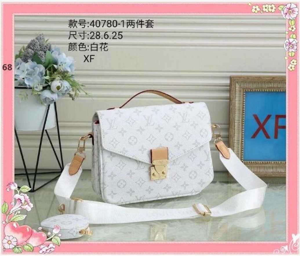 

Lv LOUIS BAG VITTON Dauphine Luxury Handbags Messenger Bag Women Tote Genuine Leather Shoulder Bags CrossbodyMOT4D4H5, Red;black