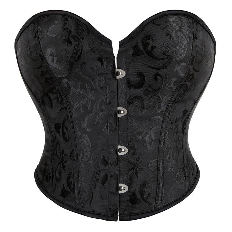 

Women' Shapers Breathable Lace Waist Trainer KorseFor Women Red Purple Cream Pink Plus Size Cincher Underbust Slimmer Corset, Black