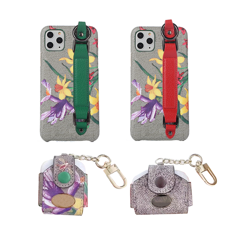 

Fashion Official Designer Kickstand Strap Phone Cases for iPhone 13 12 11 Pro Max 13pro 12pro 11pro X XR XSMax 7 8 plus with AirPod 1 2 3 pro AirPods Case Cover 073016
