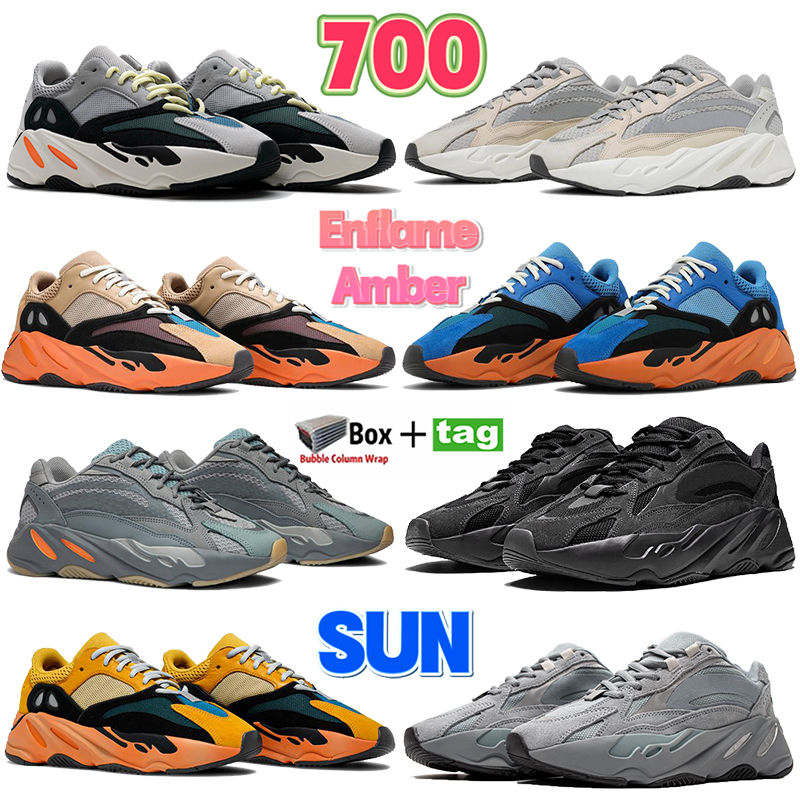 

Kanye West Wave Runner 700 Running Shoes V1 V2 OG Solid Grey Wash Orange Enflame Amber Cream Mens Sneakers bright hospital blue sun mauve inertia Women Trainers, Bubble wrap packaging