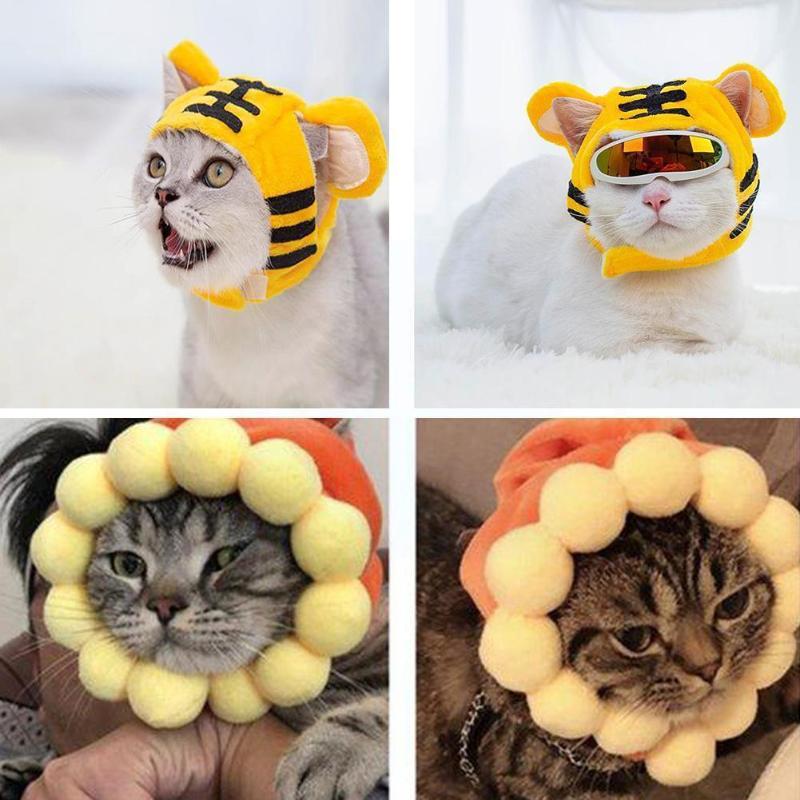

Cat Costumes Cute Pet Headgear Cartoon Dog Hat Selling Supplies Party L6x9