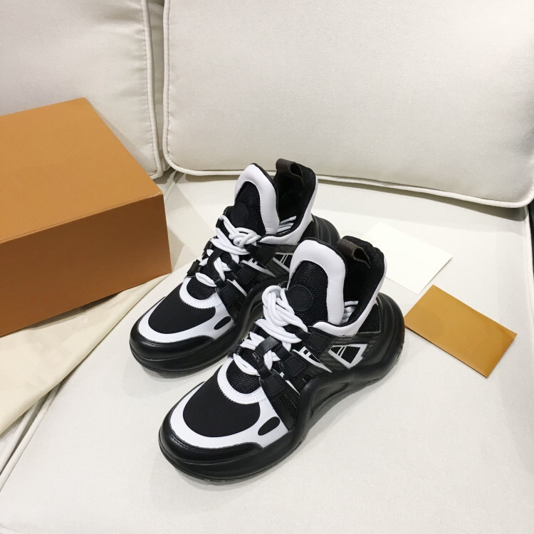 

balencaiga en Women Platform Casual Shoes Ladies Black white Velvet Leather Handmade Shoe Man Comfort Trainers Lace Up Chaussures, Choose the color