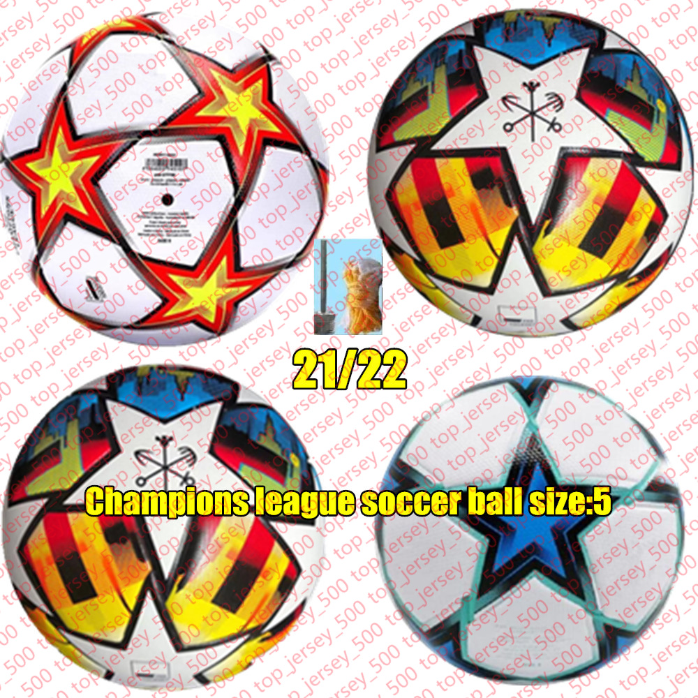 

21 22 European champion Soccer ball size 5 2021 2022 UEFAS Final KYIV PU size 5 League balls granules slip-resistant football