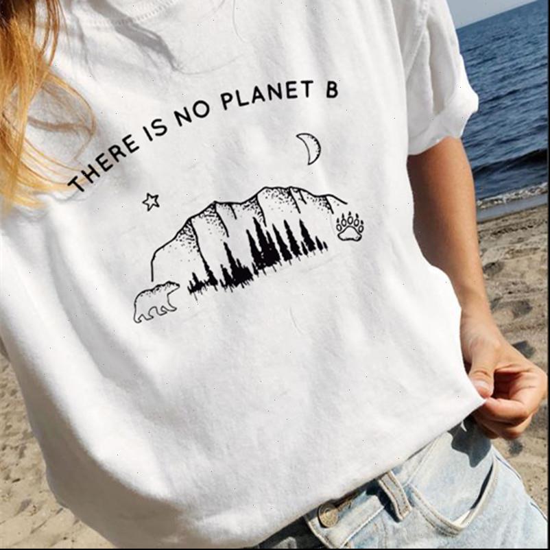 

there womens t shirts is no planet b graphic shirt women tumblr tees fashion clothes feminina funny shrit street style, White