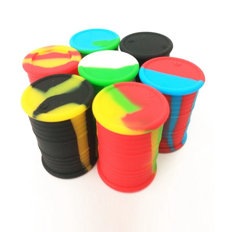 

Nonstick Wax Containers Silicone Box with bag 11ML Container Food Grade Jars Dab Tool Storage Jar Oil Holder DHL Free fast delivery