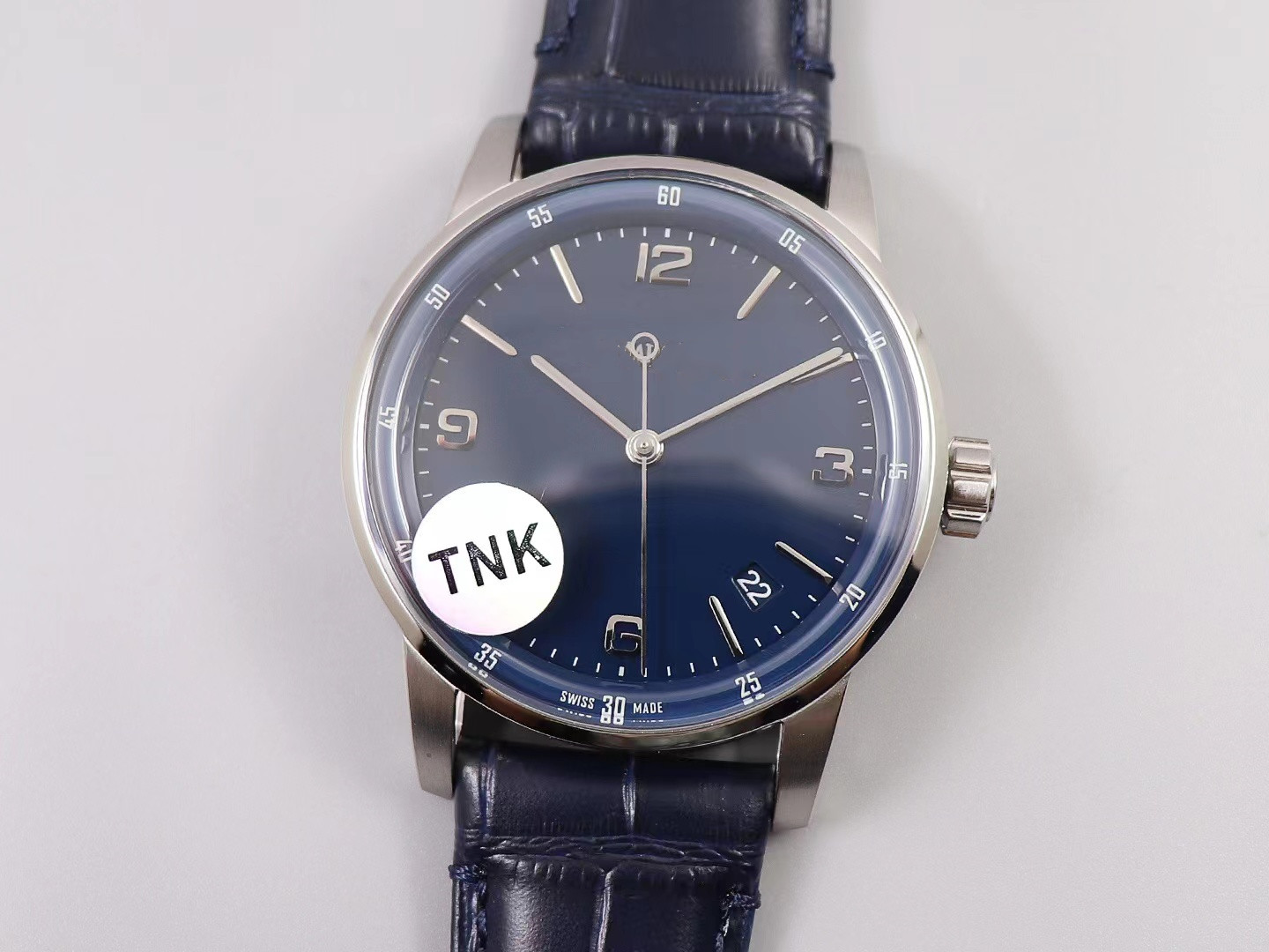 

TNK CODE 11.59 Watch diameter 41 mm with Cal.4302 movement vibrator 28800 sapphire glass mirror leather strap, As shown