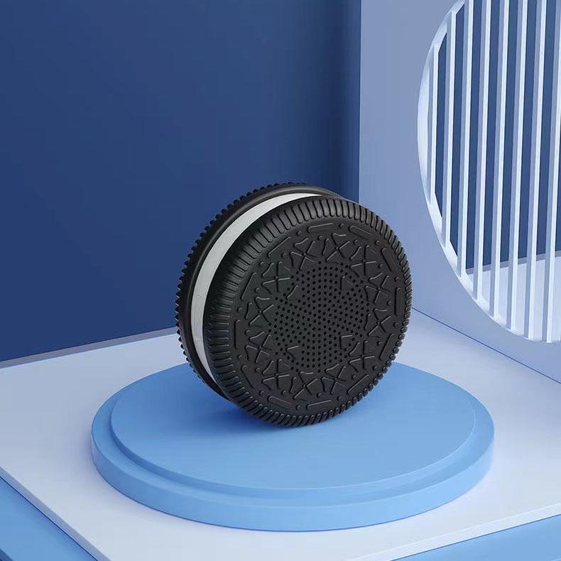 

Portable Speakers Funny -Biscuits Mini Bluetooth Speaker Wireless