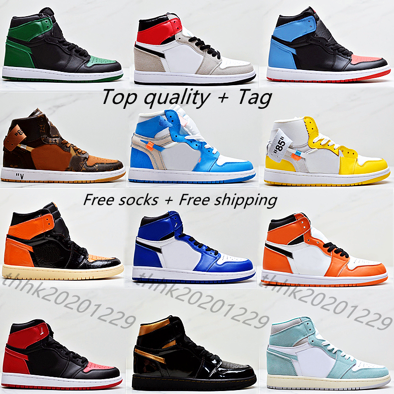 

Woman Mens Shoes 1 1s High Mid Women Sports Casual Shoe Leather Wear Resistance ManWalkingShoe Size US11 US12 EUR36-46, Box