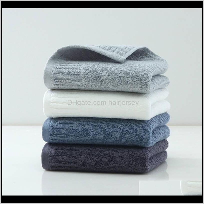 

Cotton Polyester Face Towel Solid Square Soft Quick Drying Absorbent Bathroom Bath Hair Hand Towels Washcloths For Spa 5Ptda Ly507