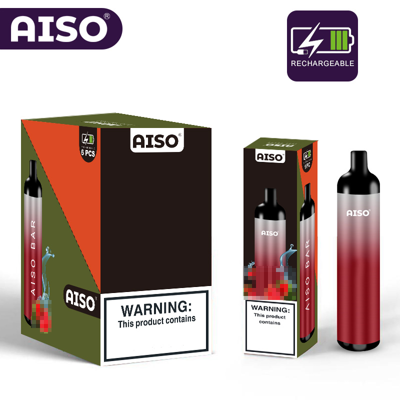 

2021 High Quality Low Price Disposable Vape Pen E Cigs Aiso Bar 4500 Puffs 5% 15.8Ml