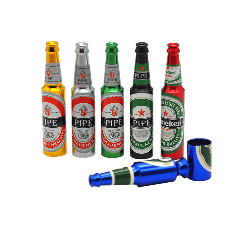 

Portable metal aluminum alloy mini small 68mm beer bottle pipe fittings