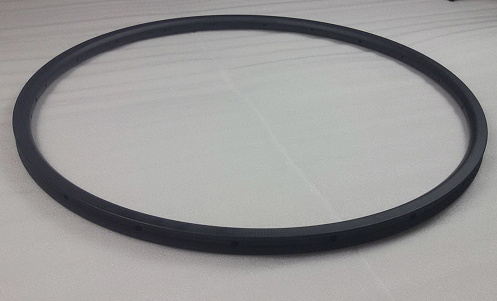 

super light 700C 20mm depth tubular carbon bike rim 23mm wide 20 holes 3k matte surface road bicycle rim with brake track customized ok