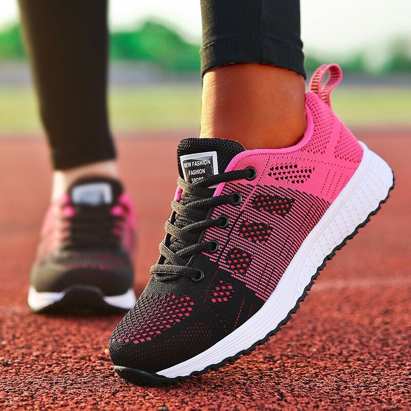 

Size 35 To Size 42 Women Casual Shoes Ladies Sport Breathable Walking Sneakers Fitness Flats