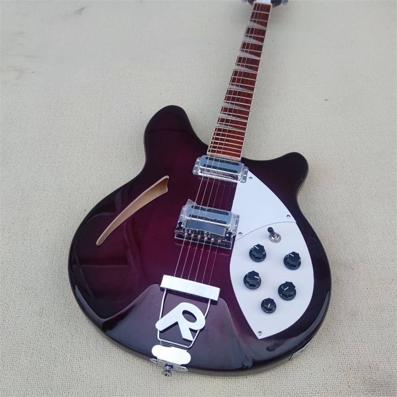 

Customized 6 String Electric Guitar,Ricken 360 Purple burst Electric Guitars guitarra