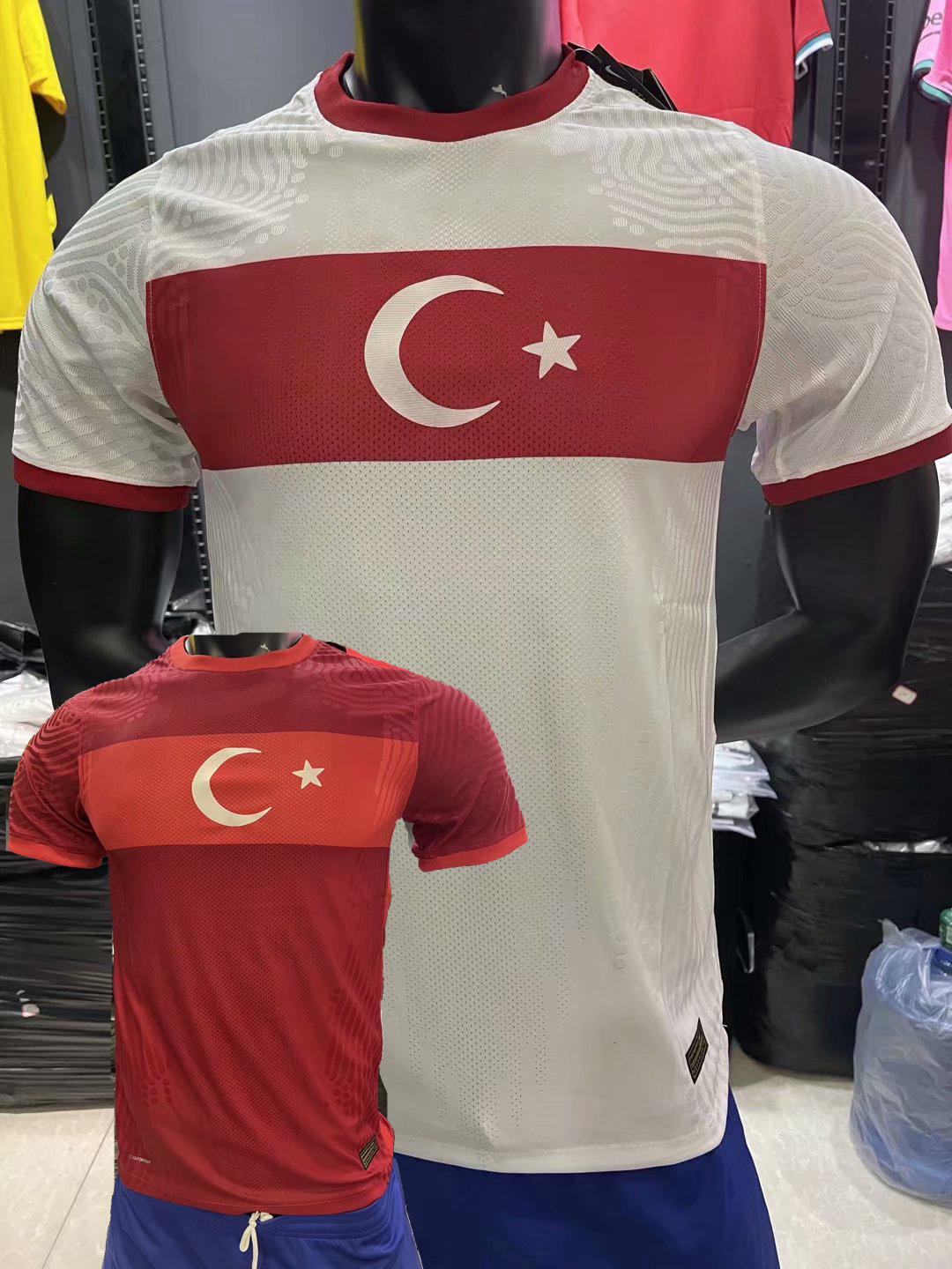 

Player version 2021 2022 Turkey Soccer Jerseys national team home away CALHANOGLU SELCUK NAM 20 21 football shirt S-2XL, Black;yellow