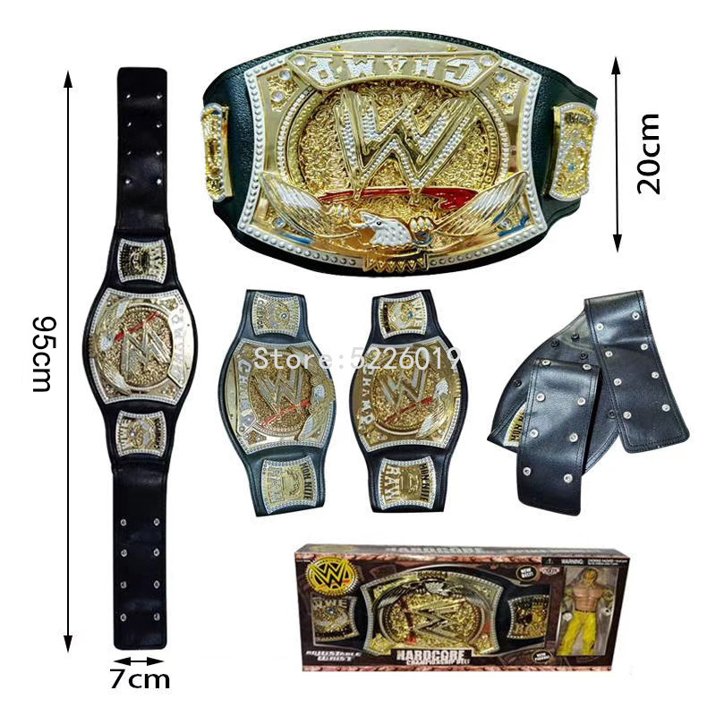 

95cm Wrestler Championship Belt Action Figure Characters Occupation Wrestling Gladiators Belt Anime Figure Belt Figure Model Toy