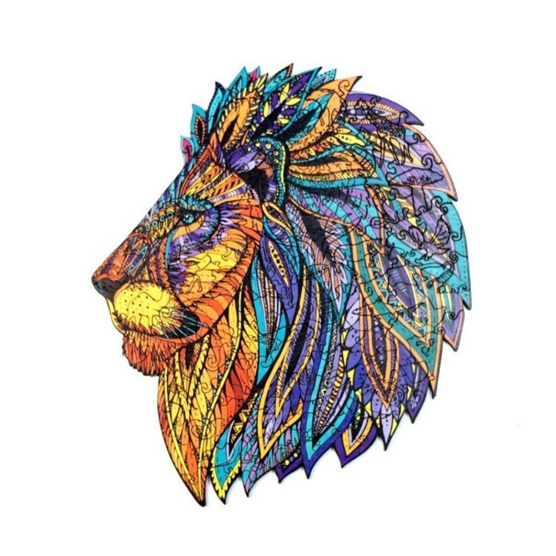 

Special shaped wooden puzzle irregular three-dimensional Animal Toy Wooden Puzzle