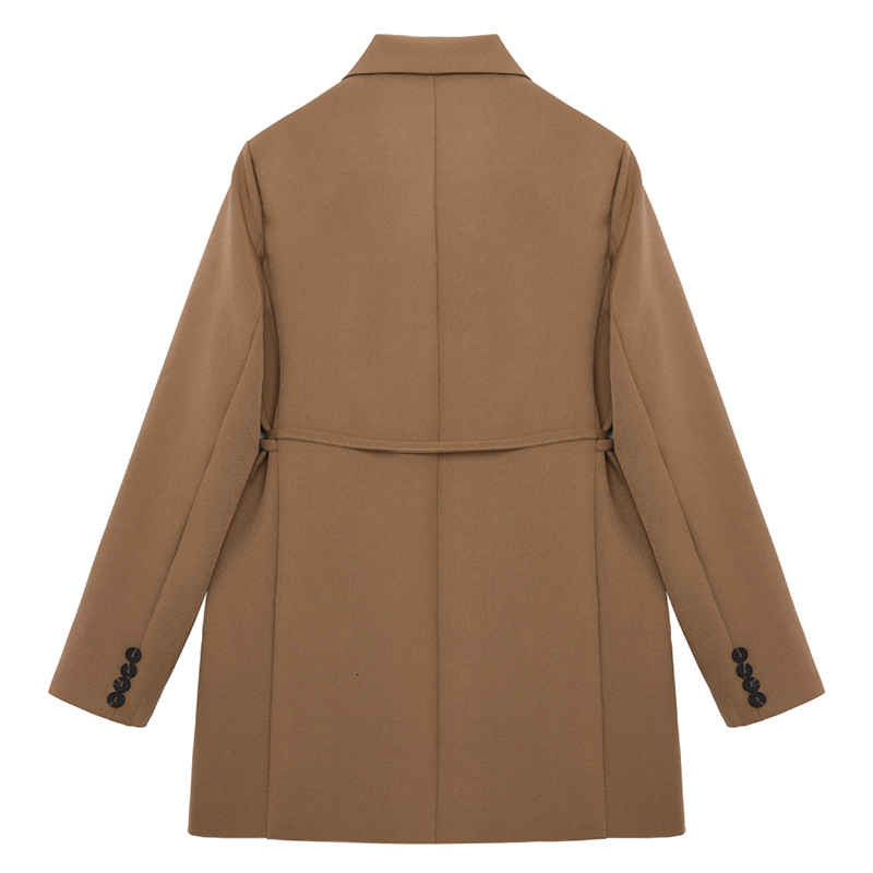 

Women' Suits & Blazers [Eam] Brown blazer kind of vintage bandage, loose jacket with long sleeve carving, spring fashion and autumn 1dd4708 CLXL, 1# shoe box