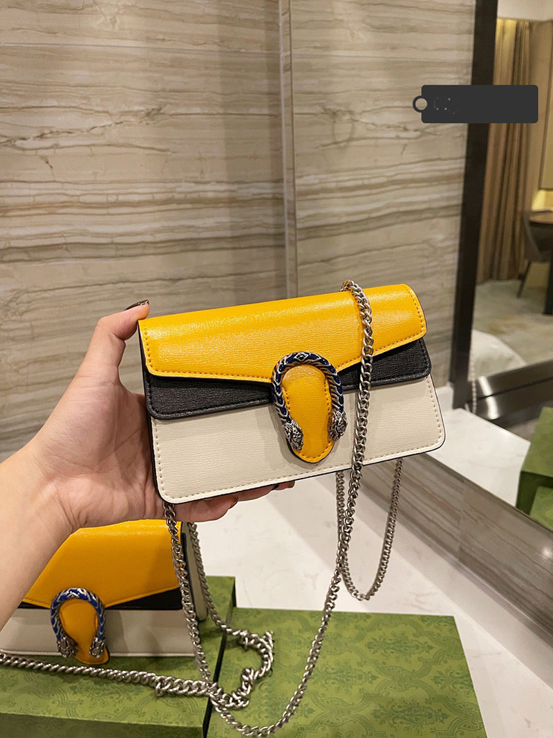 

2021 new female leather bag mini Bacchus rhinestone small square bag bright leather color matching single shoulder messenger lady bags, Not sale