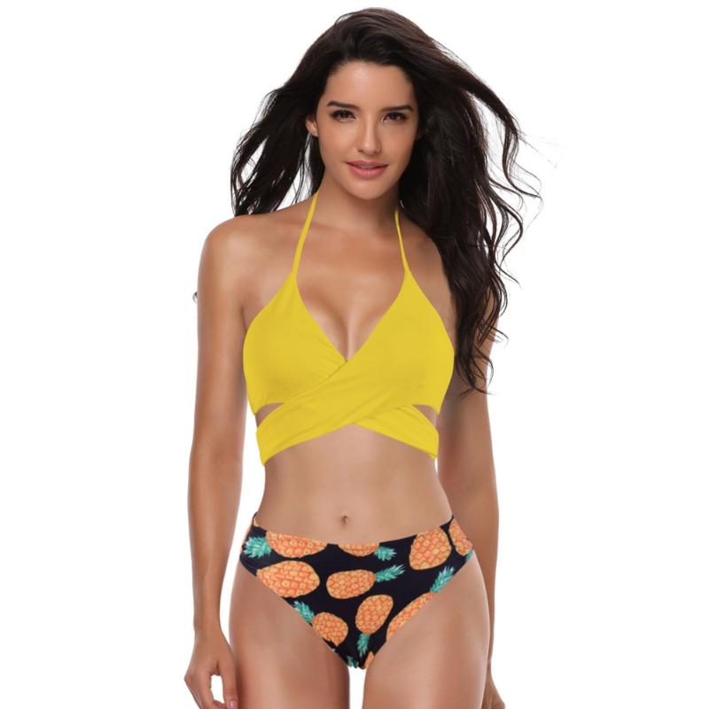 

Women' Swimwear Bikinis Women Bather Bikini 2021 Swimming Suit For Sexy Suits Low Waist Print Bathing, Osok c