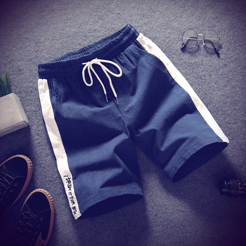 A 589 2021 Summer Trousers Male Elastic 5 Shorts Fashion Leisure Men'S New Sports Pants Han Edition 5 Minutes Of Pants