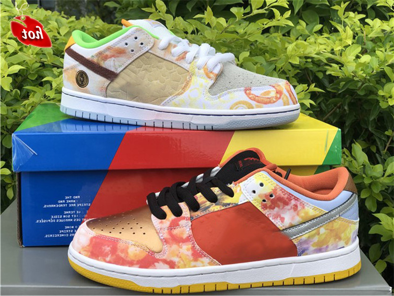 

Shoes Release Authentic Dunk SB CNY Chinese Year Low Street Hawker Man Woman Metallic Copper Light Silver Pueblo Brown Snea