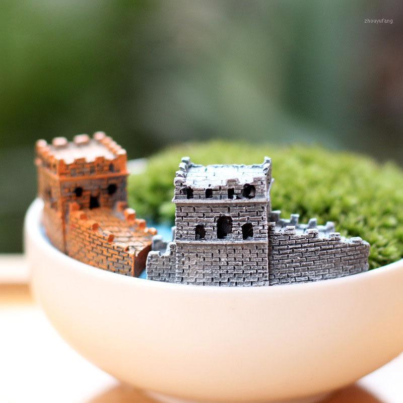 

Decorative Objects & Figurines China Great Wall Miniature Fairy Garden Home Houses Decoration Mini Craft Micro Landscaping Decor DIY Accesso