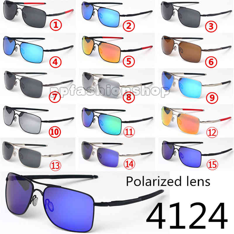 

Pilot upgraded polarized PRIZM sunglasses 4124 metal frame glasses casual driving retro square sunglasses GUAGE 8 men's coated polarized len, White;black