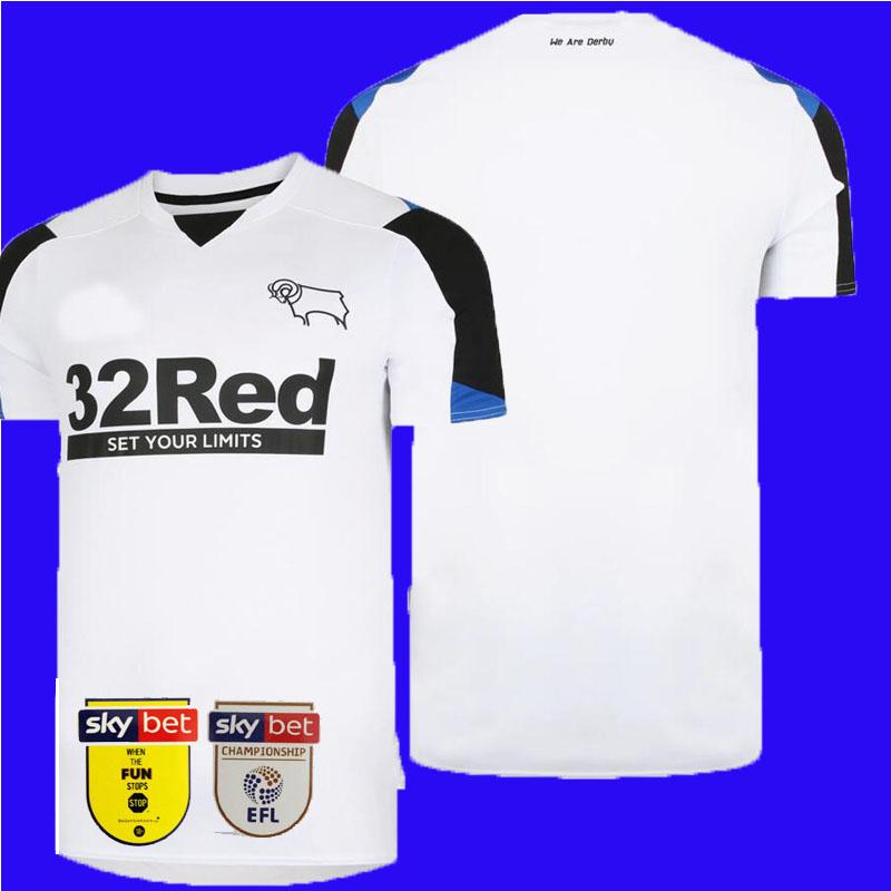 

21 22 DERBY COUNTY soccer jerseys ROONEY home white 2021 2022 camisetas de fútbol LAWRENCE BOGLE WAGHORN maillot football shirt BIELIK Top thailand quality, 99 00 home