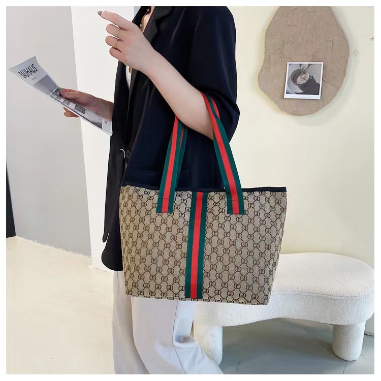

large capacity color bar Bag Tote Handbags Premium, Reading