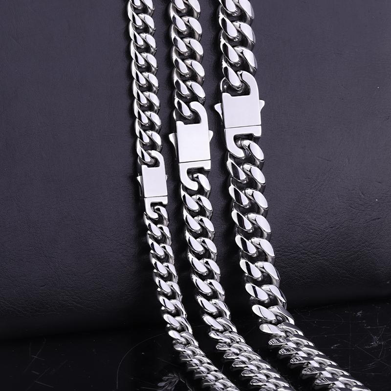 

Chains 16mm Cuban Chain Link Bracelet With High Polished Stainless Steel Hip Hop For Women Men Gold Silver Color Jewelry