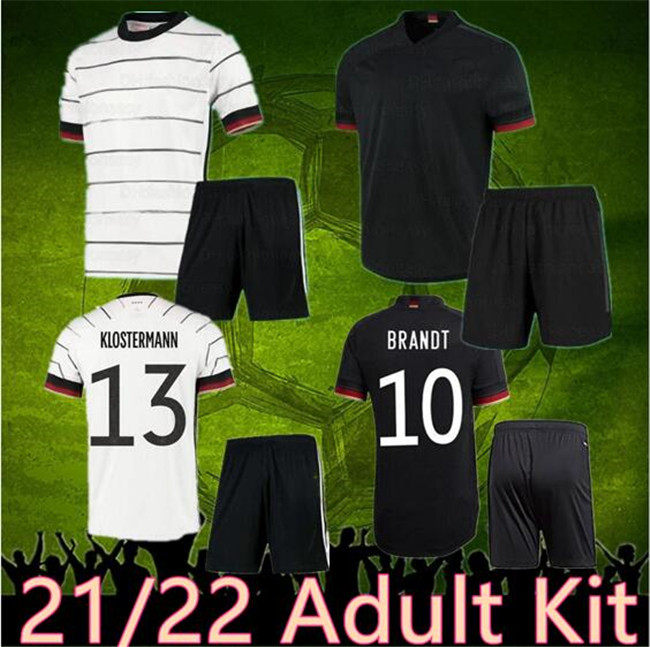 

2021 22 Germany adult Kit soccer jersey Home HUMMELS KROOS GNABRY WERNER DRAXLER REUS MULLER GOTZE football shirts set uniforms, Image adult