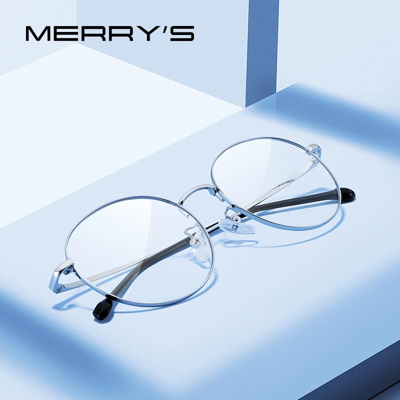 

Fashion Sunglasses Frames MERRYS DESIGN Retro Round Glasses For Men Women Ultralight Eyewear Vintage Prescription Eyeglasses Optical Frame S