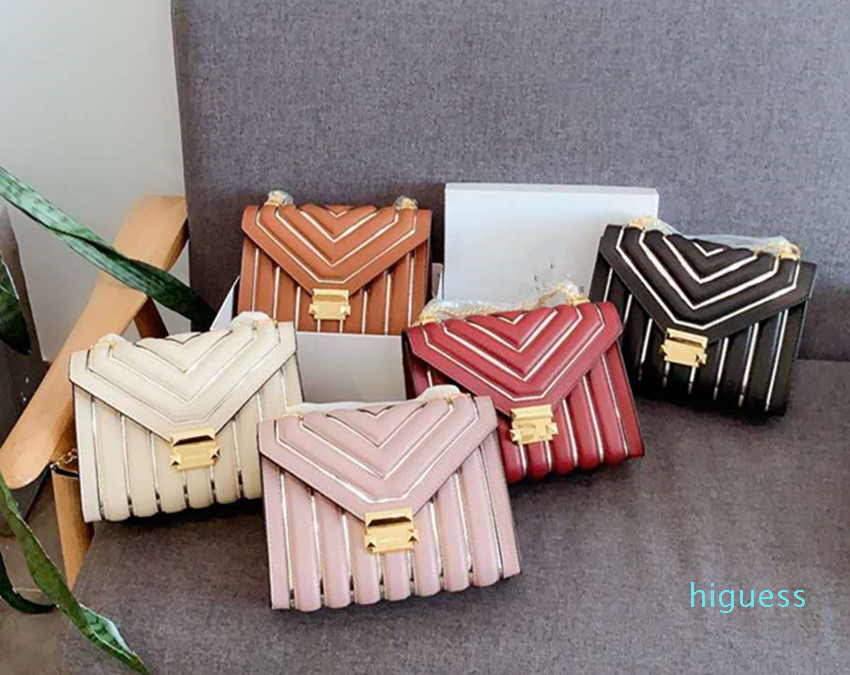 

Designer- Female Bag Leather Handbag Shoulder Bags Fashion Diamond Chain Messenger Women handbags, Black